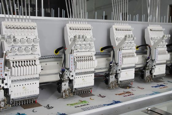 4500kg 산업용 컴퓨터화 embroidery 기계 22 머리 9 바늘