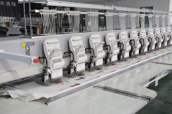 220V 380V 트윈 세킨 고속 수직 기계 9 바늘 20 머리가