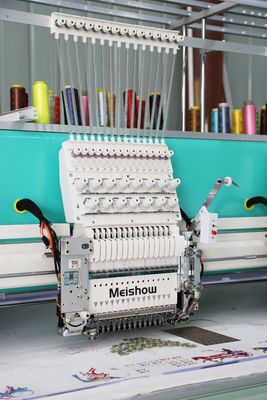 싱글 세킨 embroidery 머신 15 바늘 12 머리 커스터마이징 영역