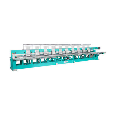고속 1200RPM 싱글 세킨 embroidery 기계 알루미늄 프레임과 함께 10 헤드